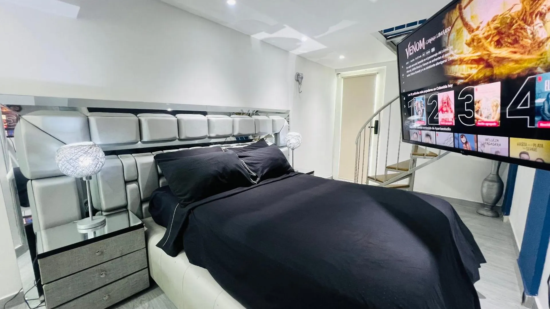Apartaestudio Full Equipado En Condominio Privado Cartagena 아파트