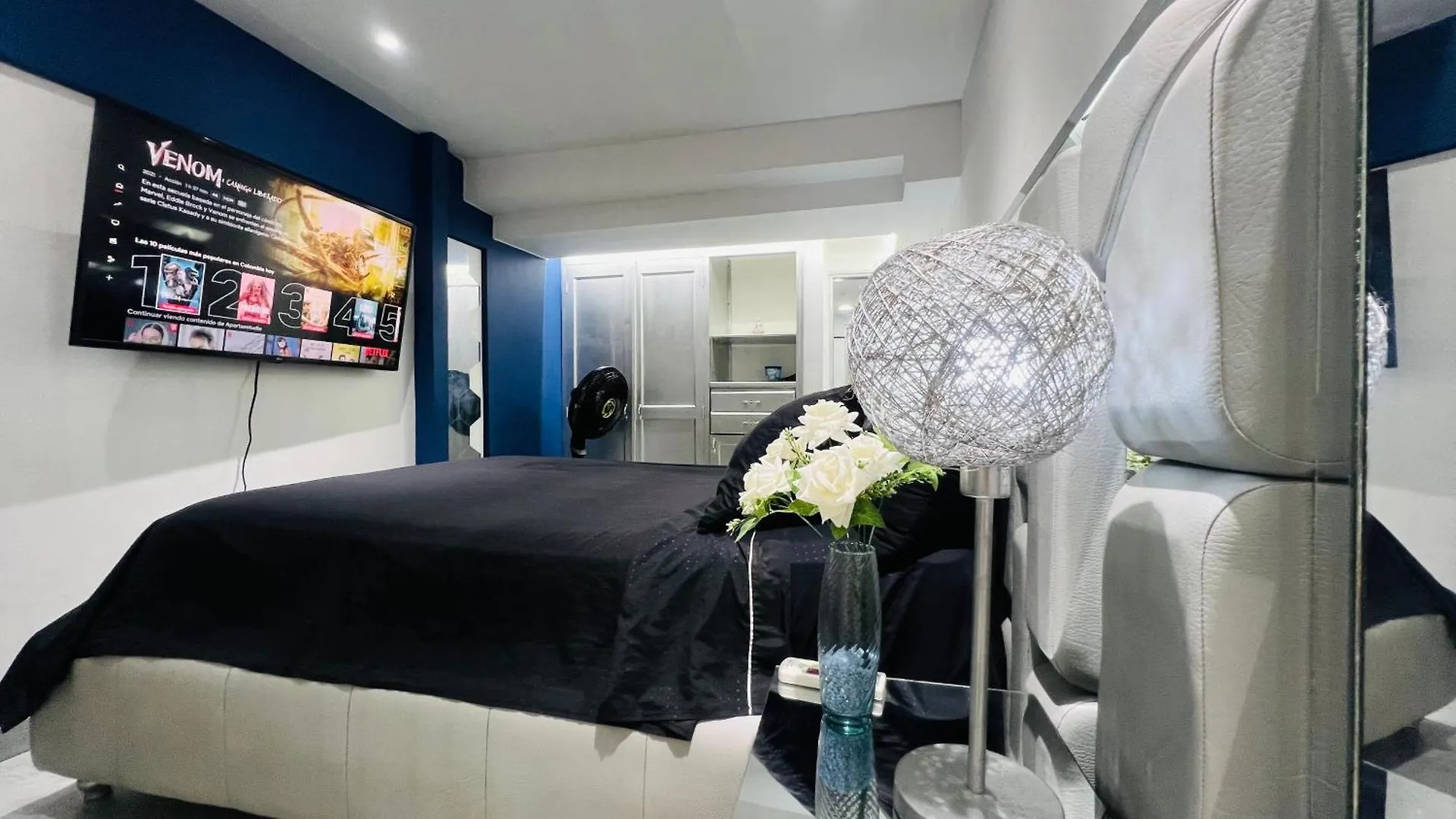 Apartaestudio Full Equipado En Condominio Privado Cartagena 아파트